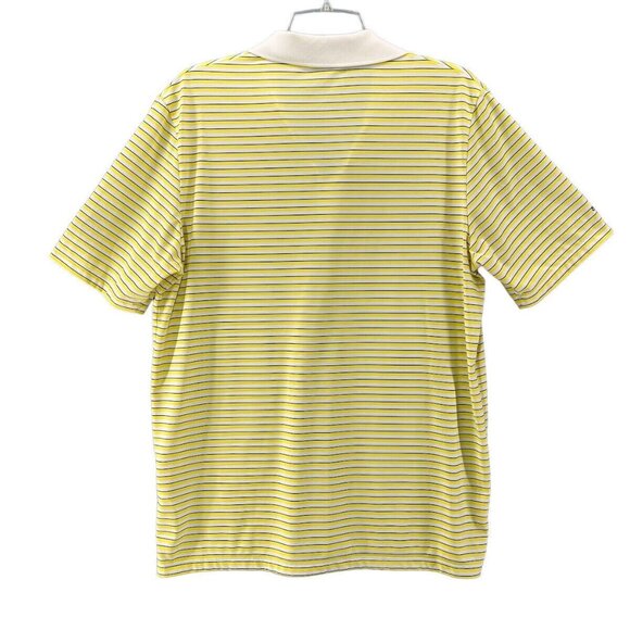 Adidas Mens Golf Polo Size XL Yellow Stripe Brookside Country Club Tournament - Picture 7 of 11
